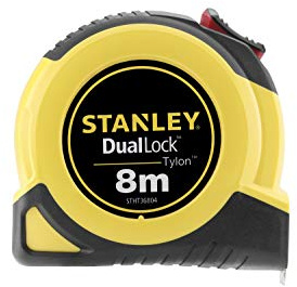 Stanley Dual Lock Tylon Pocket Tape 8m (Width 25mm)