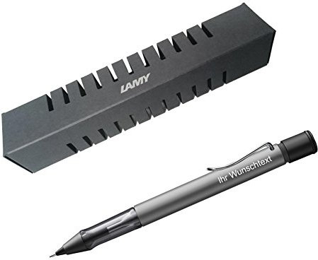 Lamy Druckbleistift Al-star Modell 126, inkl. Laser-Gravur, Farbe graphit