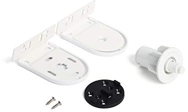 Rollerhouse 38/40mm Roller Blind Replacement Fittings, Mount Window Shade Brackets, Curtain Roller Blind Accessories with Mounting Plate for 1 1/2 Tube Electric Blinds, 1 Pair