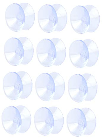 Gadpiparty 12 Stück 10 Glasspiegel Schwerlasthaken Saugnäpfe Ohne Haken Tischsauger Aus Glas Fußpolster Für Möbel Haken Für Vorhänge Saugnäpfe Für Glas Saugnapfpolster Bodenmatte Doppelseitig