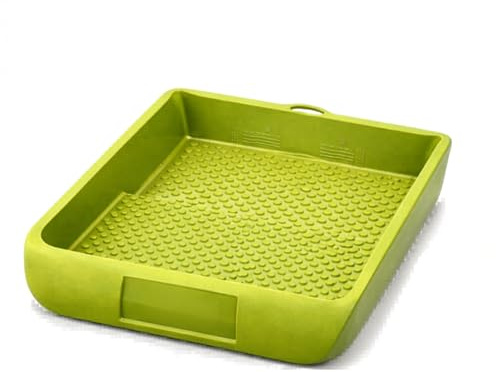 SOLIDGUARD Farbwanne, Lackierwanne, Farbschale aus Kunststoff, Maler Lackierschale mit handlichem Griff, große Lackschale, leichtes Malerzubehör, Lackwanne, Malerbedarf (3, 15cm x 30cm)