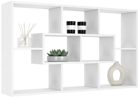 IDMarket - Colette Wandregal mit 8 Fächern weiß