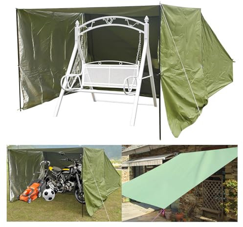 YSMSMZJK Fahrradbox mit Abnehmbarem Schattentuch Motorrad Zelt für Terrassenmöbel, Fahrrad, Motorrad Fahrradwohnwagen Fahrradbox