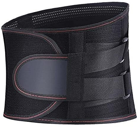 OAQZGBVK Back Support Lower Back Brace Breathable Lumbar Support Belt Provides Back Pain Relief for Men Women Keeps Spine Straight and Safe Posture Corset (Color : A Size : Medium) (A Xx) (A Large)