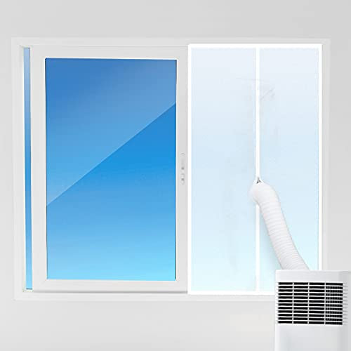 Sekey Fensterabdichtung für mobile Klimageräte 150×45 CM,Klimaanlagen, Wäschetrockner,Ablufttrockner,Hot Air Stop zum Anbringen an Fenster,Dachfenster,Flügelfenster/Fensterabdichtung Klimaanlage