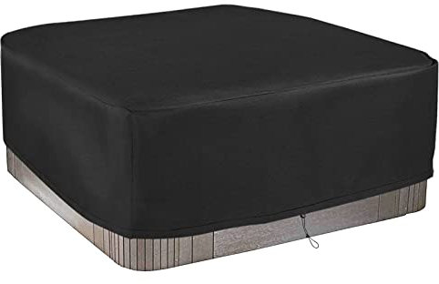 Schleuder Impermeabile Piazza Vasca Idromassaggio Copertura Esterna Spa Covers,Vasca idromassaggio per Interni ed Esterni Whirlpool Spa Hot Tub, Copertura per Piscina (220 * 220 * 85 cm)