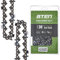 8TEN 36 Inch Full Chisel Skip Tooth Chain .063 3/8 115DL for Poulan, Husqvarna, Shindaiwa, Solo, Makita, Jonsered, Dolmar