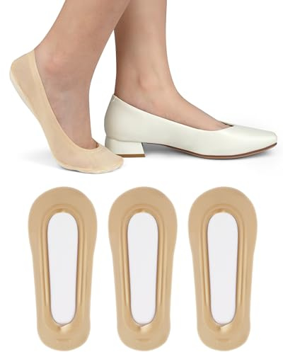 No Show Socks Womens Ultra Low Cut Invisible Non Slip Footies Nylon Socks for Flats Loafers Heels