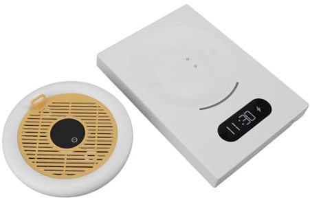 Naroote Lavadora con Frutas y Verduras Portátiles, un Limpiador de Frutas de Purificación Efectiva en la Tecnología de Purificación de Iones OH para Platos para Platos (EU Enchufe 220V)