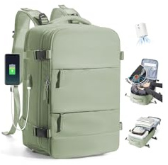 SZLX Mochila De Vacío Equipaje De Mano Mujeres, Mochila Airbag Con Sistema De Vacío Para Viajes, Ryanair Mochila De Viaje Tamaño Cabina Con Bomba Impermeable Maleta De Vacío Para Hombres