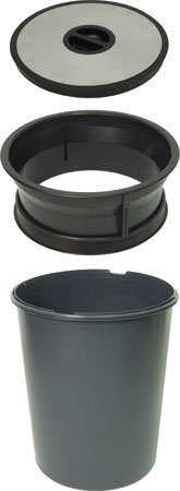 Hafele - Poubelle montée sur plan de travail, 13 litres