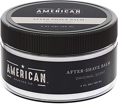 After Shave Balm for Smooth (Original Scent), Silky & Irritation Free Skin, Soothes and Moisturizes Face After Shaving, Treats Redness & Razor Burn, Post Shave Lotion by American Shaving Co - 4 Oz
