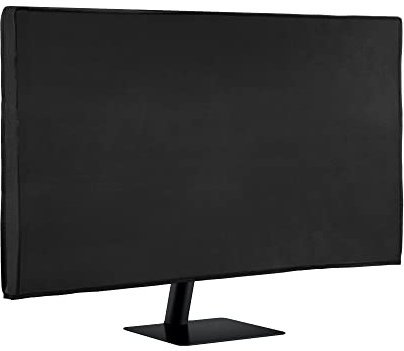 kwmobile Monitor Cover Compatible with Samsung Smart Monitor 32 (M8 / M7 / M5) - Dust Cover Computer Screen Protector - Black