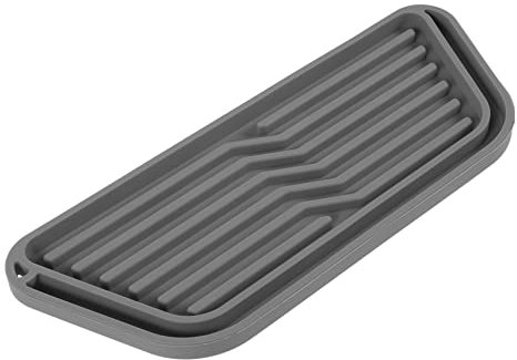 DOITOOL Piastra in Silicone Goccia a Goccia in Silicone Collettore Di Gocce Dacqua in Silicone Raccoglitore Di Gocce Dacqua Per Frigorifero Da Mangiare Cane Traboccare Gel Di Silice