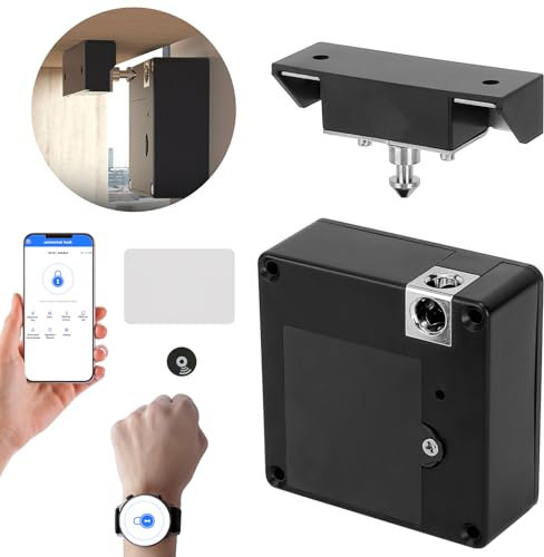 Serrure de tiroir, intelligente, RFID, électronique, pour armoire, avec application - Serrure de boîte aux lettres - Sécurité enfant - Pour garde-manger, boîte aux lettres, casiers