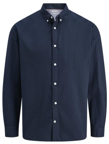 JACK & JONES Ls T-Shirt Jjoxford Detail L, Blazer Bleu Marine, M Hommes