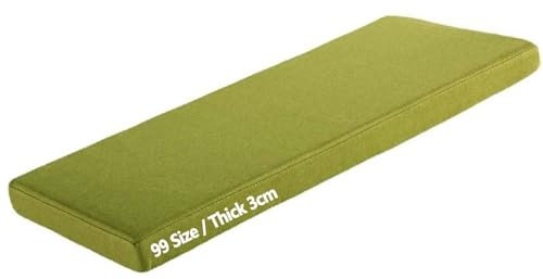 Cojín grueso para banco de 90 cm, sofá, colchón de 70 x 40 pulgadas, tapete de suelo para patio, cojín decorativo para jardín, impermeable y cómodo