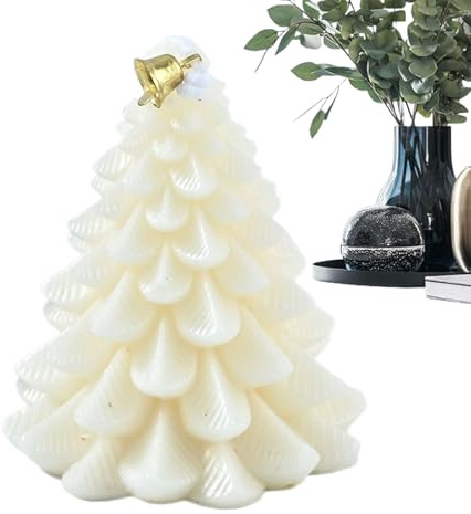 Bougies de Noël en forme d'arbre | Bougies parfumées durables pour les vacances, Noël, Halloween, anniversaire, fête, mariage et décoration d'automne | Ensemble de bougies décoratives pour la maison