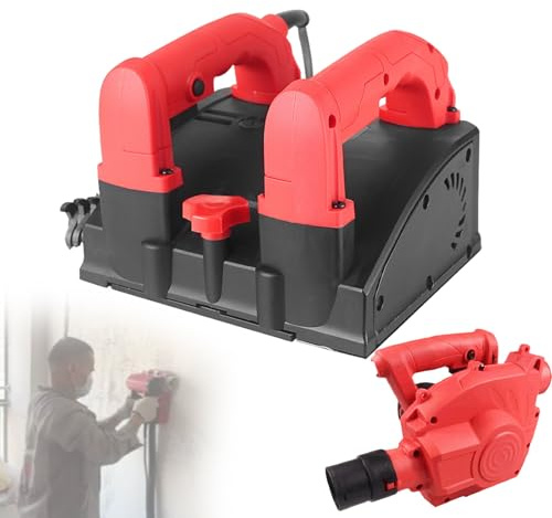 Electric Wall planing Machine,Portable Roller Planer,Extended Blade Length 16cm/6.3in,Equipped with a Vacuum Cleaner,Dust-Free Wall planing,Used for Wall Renovation