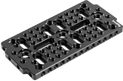 SMALLRIG Multifunktionell Ostbricka, Cheese Plate med 1/4 och 3/8 Gängor, Växlande Monteringsplatta för Kamera och Stativplatta - 1681