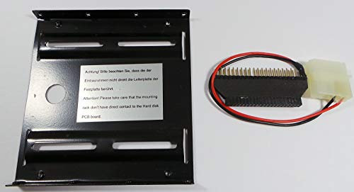 SM-PC®, 2,5 auf 3,5 Adapter für Notebook-Festplatten HDD IDE/ATA inkl. Einbaurahmen #177