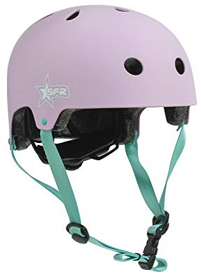 SFR Adjustable Kids Skate Helmet (Pink/Green)