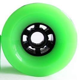 FJY-WHEEL, 1 Stück 90 mm Elektro-Skateboard PU-Räder mit Getriebe E-Skateboard Rollen Longboard Rollen SHR83A Härte 90 x 52 High Rebound (Farbe: Grün)
