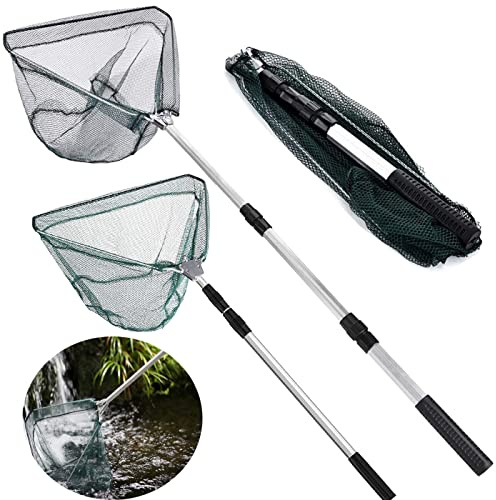 AMZMUKAUP Filet Papillon Télescopique, Papillon Bug Insect Net Filets De Pêche Extensible De 58 à 180 Cm pour Les Enfants Qui Attrapent des Insectes Activités De Jardin en Plein Air