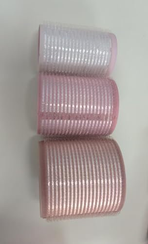 xnicx Bigodini Termici Ceramici,18 Pezzi Heatless Hair Curler Rollers,Bigodini Grandi per Volume,Ideale per le Donne dai Capelli Lunghi e Corti,3 Dimensioni(60,48,36 mm,Marrone,Rosa,Bianco)