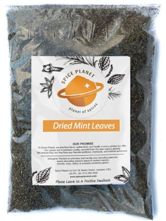 Dried Mint Leaves | Leaf Healthy Herbs Premium Quality by Spice Planet® 25g-1.9kg (90 Grams)