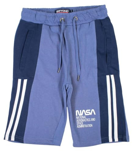 Nasa, Bermudas, Pantalones Cortos, Short, niño, niña, Azul, Talla XL - GNS913 BM S2-XL