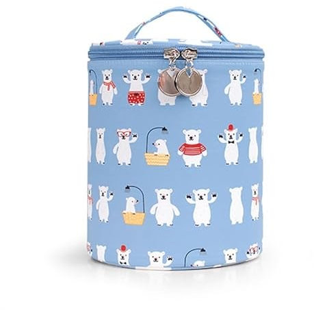 Organisateur de maquillage multifonctionnel portable sac de rangement cosmétique maison soins de la peau sac cosmétique grande capacité sac seau cosmétiques stockage boîte d'affichage cas /543(C,19cm)