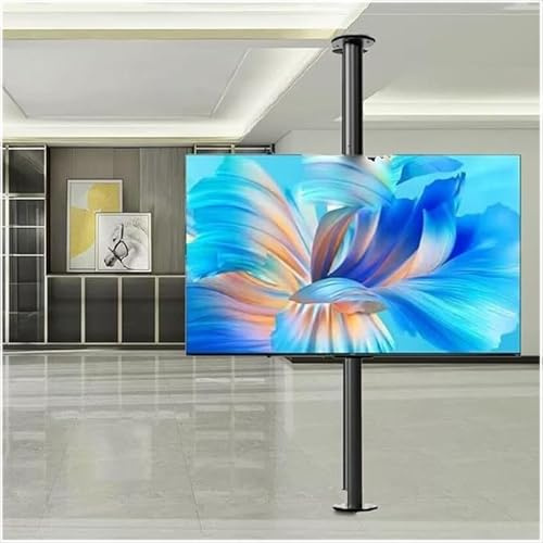 THEGA Support TV Pivotant Et Inclinable À Mouvement Complet, Cadre Rotatif À 360 Degrés pour Téléviseur LCD, pour La Plupart des Téléviseurs Plats Incurvés De 32 À 75 Pouces(2000-2950mm)