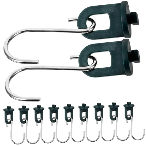 Toyvian 1 Set Ganci per Serra con Clip Regolabili Strumenti per La delle Piante per Appendi