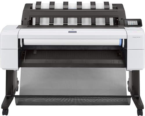 HP DesignJet T1600 PS 3EK11A, da 91 cm, velocità 180 stampe A1 all’ora, grammatura da 60 a 328 g/m², LAN Gigabit, USB, Wi-Fi, piedistallo, Adobe PostScript 3, Bianco