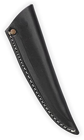 Angus Stoke Messertasche Gürtel Dickes Echtleder - Messerscheide Leder - Messer Scheide - Messeretui Averell (Schwarz)