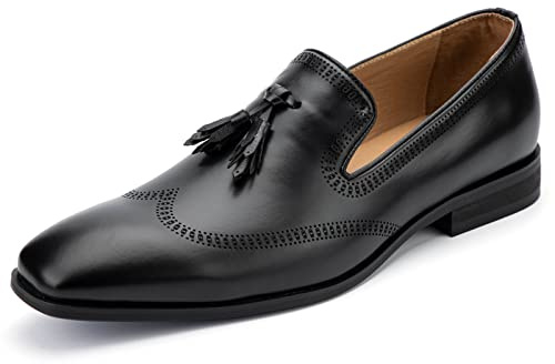 MEIJIANA Moccasin Homme Chaussure Homme Ville Chaussure Mariage Homme Chaussures Bateau, noir-03, 45 EU (12 UK)