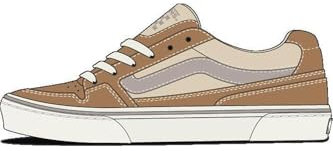 Vans Caldrone Damen Sneaker, Outdoor Brown Sugar Marshmallow, 37 EU