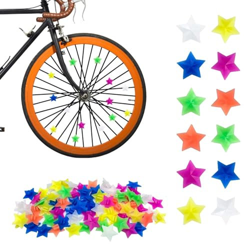 YIUWOD 72 StüCk,Speichenreflektoren Fahrrad Kinder - Reflektoren Fahrrad Speichen - Fahrrad ZubehöR Kinder - Geeignet FüR die Meisten Fahrradtypen, Perfekte Geschenkauswahl FüR Jungen Und MäDchen
