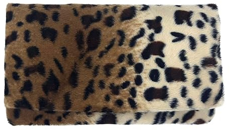 Plan B, Cigarettfodral för Rulltobak, Yolo 05, 16 x 8,5 cm, 50 g, med EVA-Gummiväska, Leopardmönstrat, Kvinnor, Tyg med Kort Lugg (Animal Print)