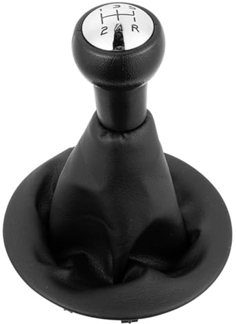 Honfitat Pommeau de levier de vitesse de voiture avec soufflet compatible avec Citroën Berlingo Ii, Peugeot Partner II 2008 2009 2010-2018, accessoires d'intérieur (handball robuste avec housse