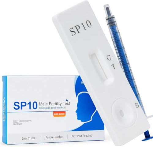 YOFDAL SP10 Spermatest für männer- einfacher Spermatest für Männer von zuhause ohne Labor - Spermientest zur Unterstützung beim Kinderwunsch