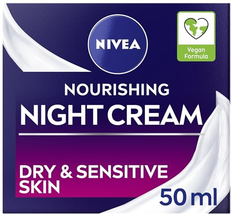 Nivea Daily Essentials Rich Regenerating Night Cream Dry and Sensitive Skin, 50 ml