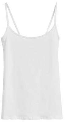 NEXT Mujeres Camiseta de Tirantes Finos Blanco 38