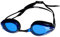 arena Tracks Unisex Wettkampf-Schwimmbrille für Erwachsene, Schwimmbrille mit Antibeschlag-Gläsern, UV-Schutz, 4 Austauschbare Nasenstege, Silikondichtungen