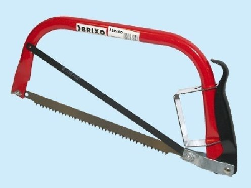 SEGONCINO AD ARCO MINI DOPPIA LAMA CM. 30 X TAGLIO LEGNO E FERRO.