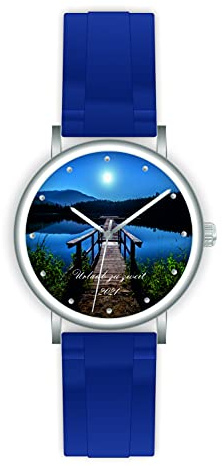 Memories Personligt armbandsur med ditt foto mode Ø 40 mm fotogåva fotogåva för vänner och familj Made-in-Germany