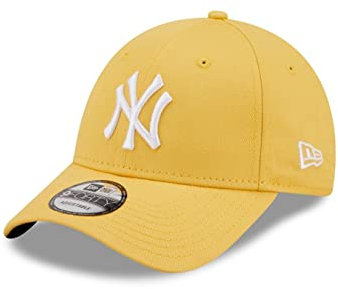 New Era New York Yankees Kappe Accessoire von verstellbar League Essential gelbe Basecap - One-Size