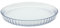 Teglia rotonda in vetro borosilicato, resistente al calore, stampo per quiche, Ø 30 cm