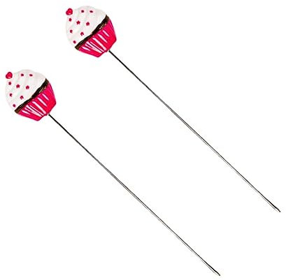 HOLIDYOYO 2piezas Cuchillo De Prueba para Pasteles De Acero Inoxidable Diseño De Puntos De Herramienta De Repostería para Comprobar Galletas y Muffins Fácil De Usar y Limpiar